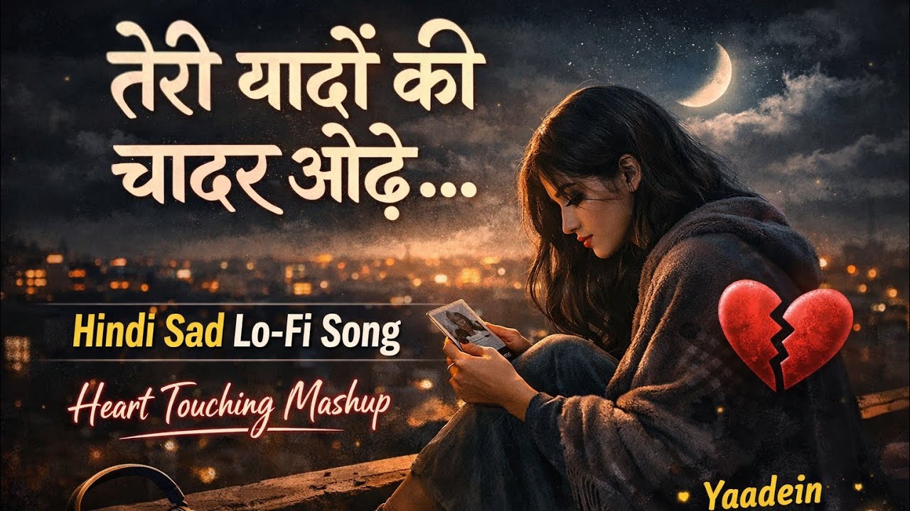 Teri Yaadon Ki Chadar Odhe | Hindi Sad Lo-Fi Song | Heart Touching Love Mashup 2026