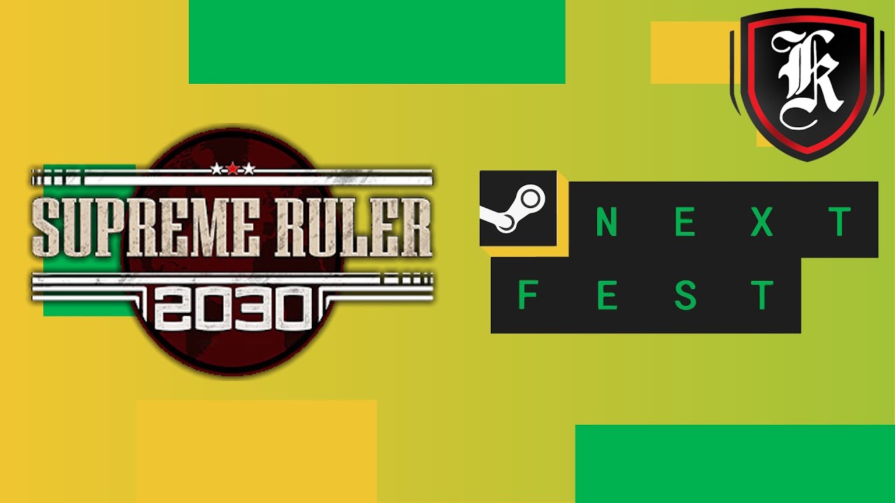 Play Supreme Ruler 2030's FREE DEMO at the Steam Next Fest!!!