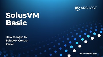 How to login to SolusVM Control Panel   ARCHOST
