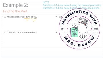 Solve Percent Problems, Part 2 (Find the Part)
