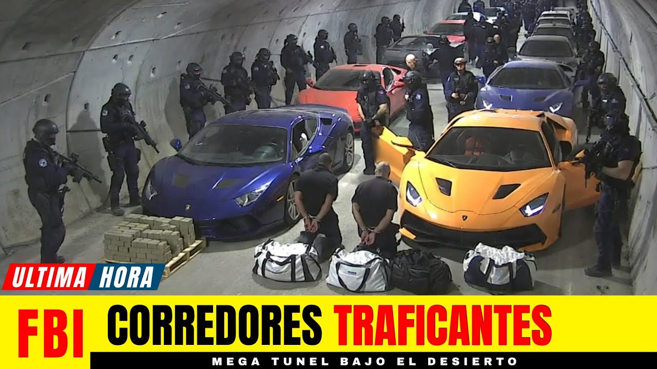 3 MINUTOS: El FBI Desmantela un Imperio en Texas - 32KG De Cocaina Por Coche Y 38 Pilotos Arrestados