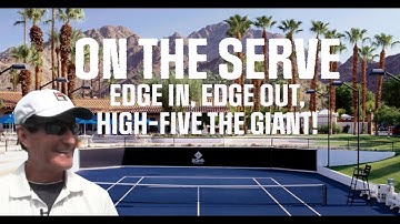 On the serve - Edge in, Edge out, high-five the giant 🔥