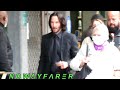 Keanu reeves casually walking in the streets in paris like a nobody  john wick movie set 12102021