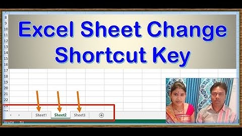 shortcut key for jump sheet to sheet | Keyboard Shortcuts to manage excel tabs or work sheets