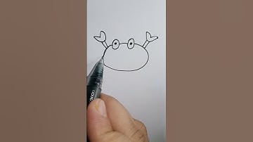 Cute Crab Drawing Tutorial – Step by Step #drawing #draw #art #easydrawing #drawingtutorial #crab