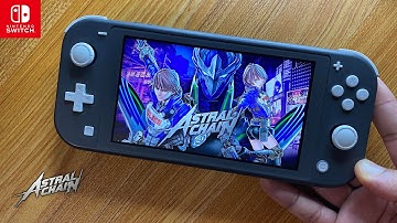 Astral Chain Nintendo Switch Lite Gameplay