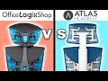 Best embody headrest  atlas vs office logix