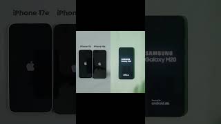 Apple iPhone 16e VS 17e or Samsung M20 #shorts #iphone #samsung