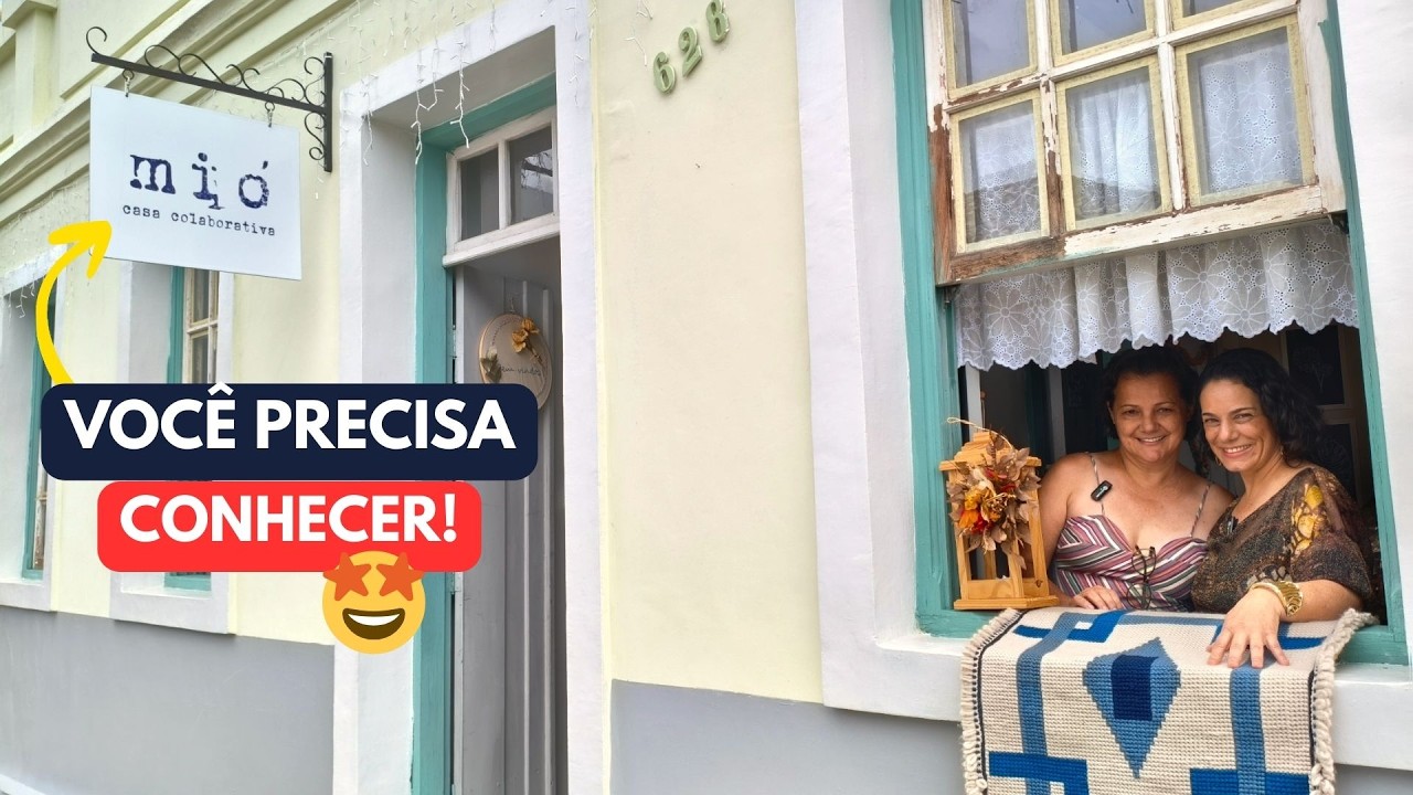 Entramos nessa casa no centro histórico de Santa Luzia! 🏡