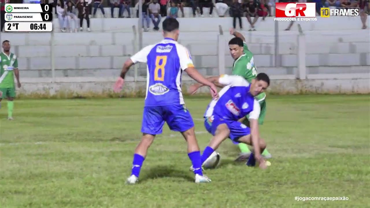 Melhores momentos do jogo Ninheira X Paraisense , transmitido ao vivo pelo portal 10frames