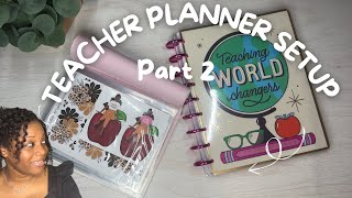 Teacher Planner Monthly Decoration ✏️ Sept–Dec | Happy Planner Layout