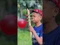 DIY Amazing Design Bamboo Craft Idea with Colourful Balloon #diy #creation #unique