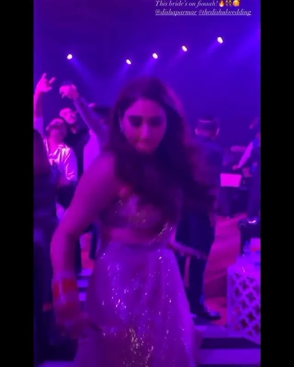 Disha Parmar crazy dance at Sangeet #Rahulvaidya #Dishaparmar #Dishul