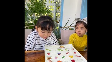 Tiếng Anh Giao Tiếp Phan Thiết: Vani and Quinnie practice talking about The Very Hungry Caterpilla