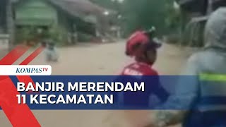 Banjir Merendam 11 Kecamatan di Kota Kendal Jawa Tengah!