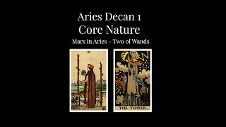 Aries Decan 1 - 2 of Wands - Why They Act Before They Think