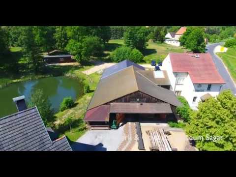 Update Handwerk \u0026 Gewerbe Museum Sagar in der Oberlausitz aus der Luft