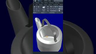 3D Tutorial: #Shorts #autocad #3Dkettle