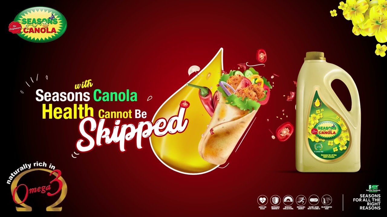 Seasons Canola for a Beautiful Skin