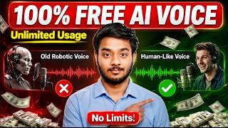 Best FREE AI Voice Generator | Text to voice | Ai Voice generate kaise kare | Full Tutorial 😍🤩