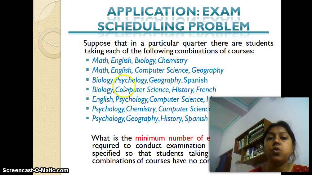 Examination Scheduling Problem Youtube Examination Scheduling Problem Youtube
