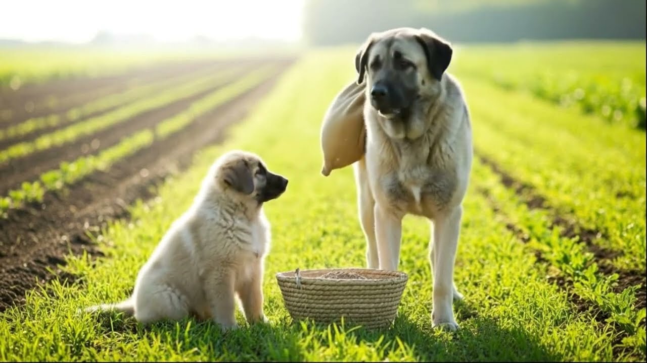 Dog Father’s Fresh Garden 🐶🌱 | Dad Dog Grows Vegetables, Cares for Family