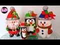 Diy Dulceros Navideños En Forma De Pingüinos Solo Con Botellas Plásticas Y Material Reciclado