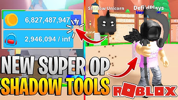 ROBLOX MINING SIMULATOR - NEW SHADOW GAMEPASS IS INSANE! *FREE Billions!*