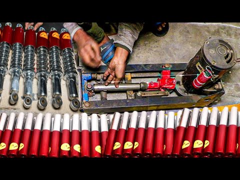 Amazing Manufacturing process of Motorcycle Shock Absorbers With minimal