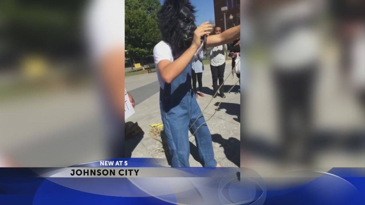 ETSU student in gorilla mask handing out bananas during Black Lives Matter event charged