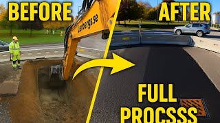 Installing a NEW Manhole | FULL Process Start to Finish