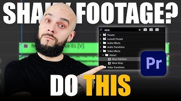 Fix Shaky Video Fast in Premiere Pro | Warp Stabilizer Trick
