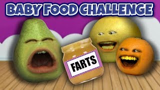 Annoying Orange  Baby Food Challenge!