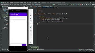 Linear Layout Menggunakan Android Studio