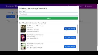 Google Books API Integration Demonstration