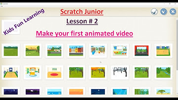Scratch Junior - Make your first animation (Lesson # 2)
