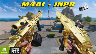 M4A1 + INP9 24 kill random squad Blood strike max graphic rtx 2060