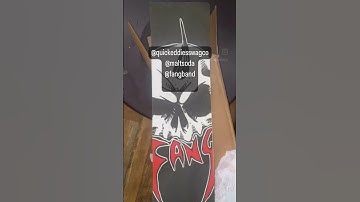 Quick Griptape job. New Malt Soda Fang board and tape.