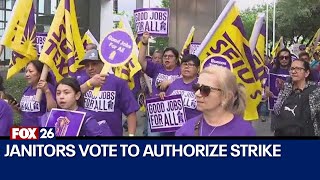 Janitors vote to authorize strike if demands aren't met by FOX 26 Houston 670 views 2 days ago 2 minutes, 6 seconds