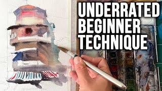 Underrated Watercolor Technique for Beginners!