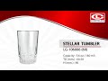 泰國LUCKY Stellar Tumbler 160mL 果汁杯 酒杯 水杯 飲料杯 product youtube thumbnail