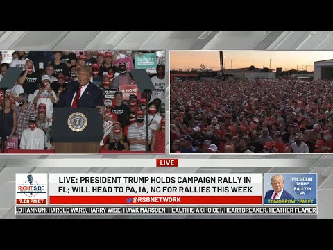 ? Watch LIVE: President Trump Holds Make America Great Again Rally in Sanford, FL 10/12/20