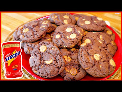 O MELHOR COOKIE DE NESCAU DO MUNDO I RECEITA SUPER PRÁTICA E DELICIOSA I Receitas de Pai