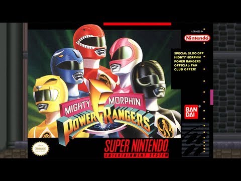 Mighty Morphin Power Rangers (Могучие Рейнджеры) - прохождение игры (Super Nintendo)