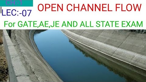 Momentum Equation and its derivation (open channel flow)