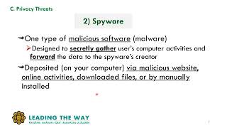 Privacy, Security and Ethics Part 2