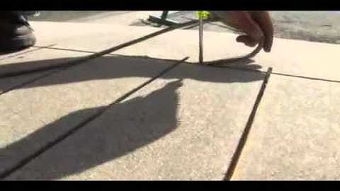 Installation of the Backer Rod and Sealing the Cra~