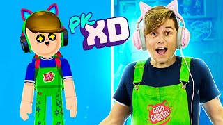 VIREI PERSONAGEM OFICIAL DO PK XD !!! Vem jogar comigo!