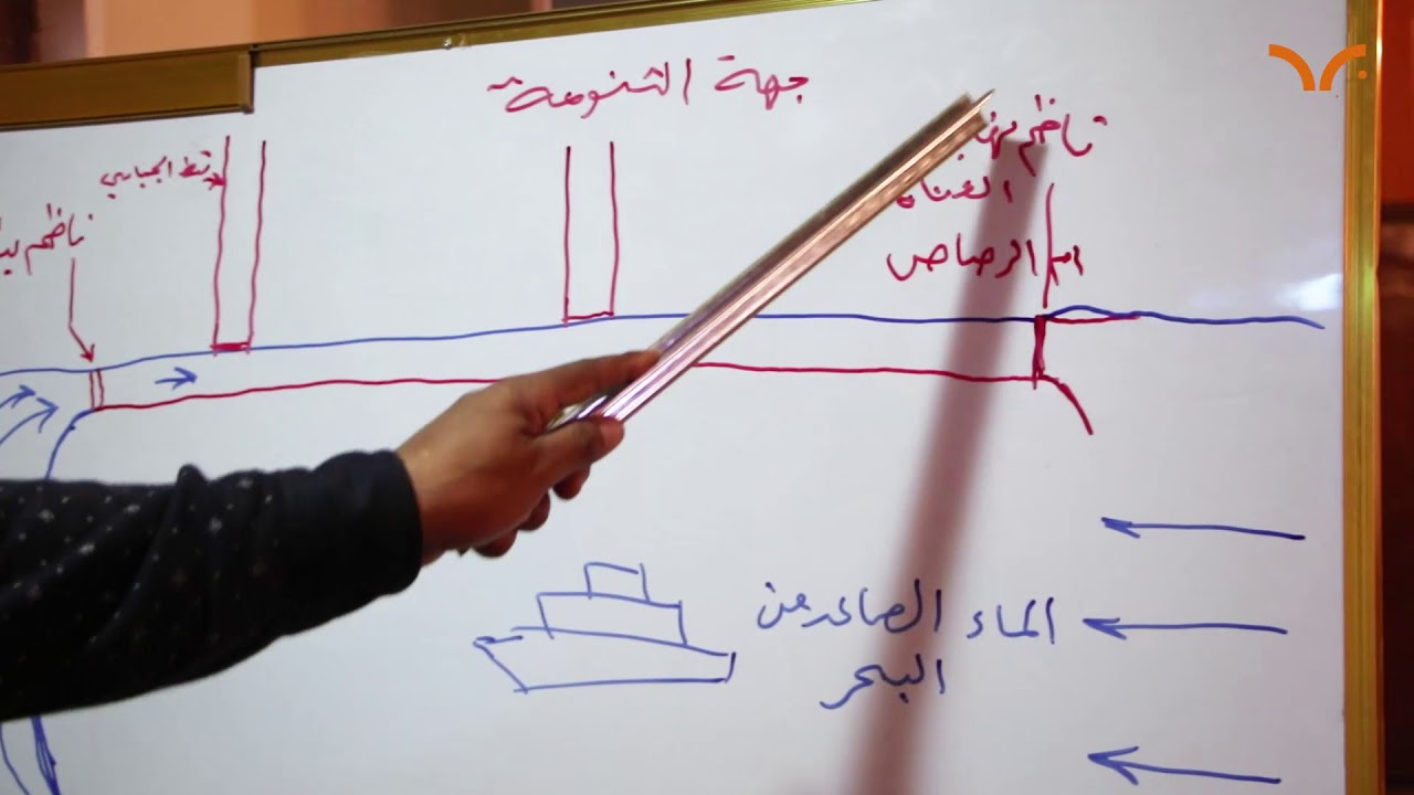 مواطن يشرح كيفية انشاء سد في البصرة