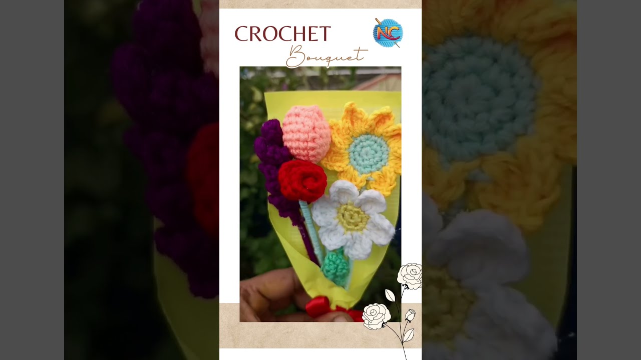  Narpavi Crochet Bouquet Shop Flower Crochettutorial